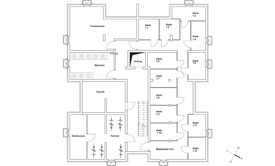 Grundriss_Punkthaus_KG